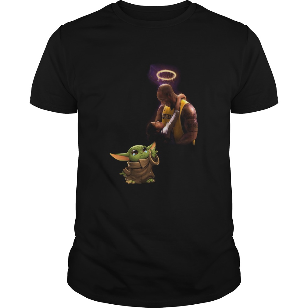 Baby Yoda Crying RIP Kobe Bryant shirt