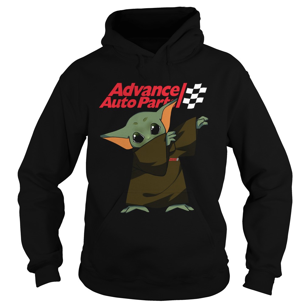 Baby Yoda Dabbing Advance Auto Parts Hoodie