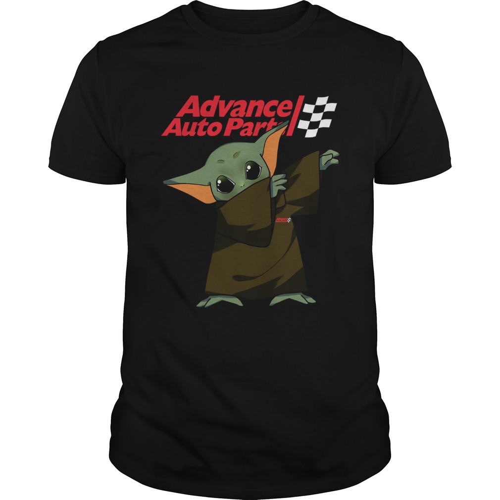 Baby Yoda Dabbing Advance Auto Parts shirt