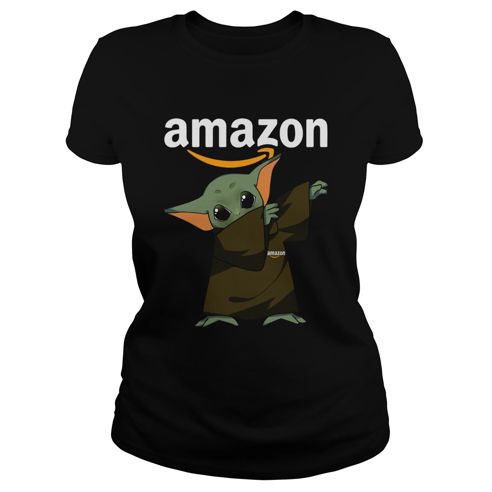 Baby Yoda Dabbing Amazon Classic Ladies