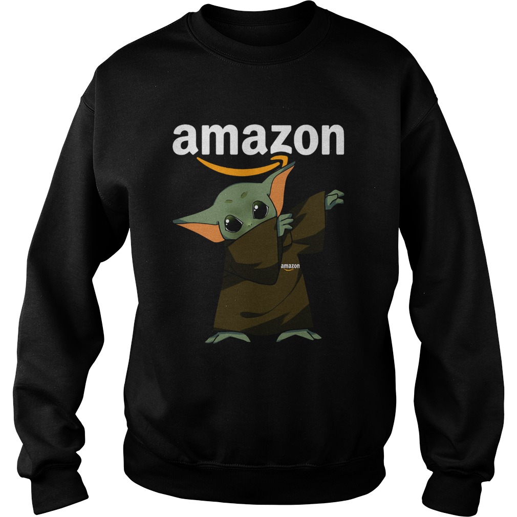 Baby Yoda Dabbing Amazon Sweatshirt