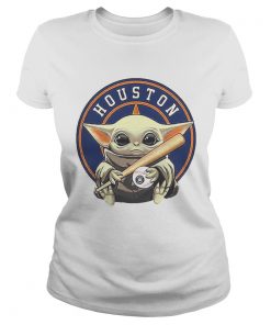 Baby Yoda Houston Astros Baseball Logo  Classic Ladies