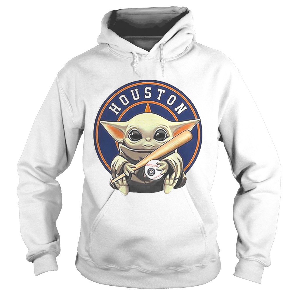 Baby Yoda Houston Astros Baseball Logo Hoodie