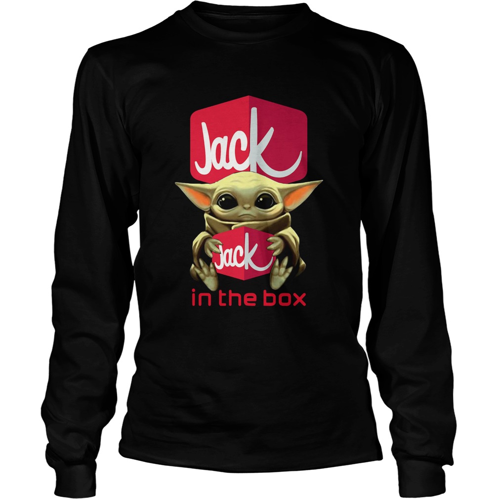 Baby Yoda Hug Jack In The Box  LongSleeve