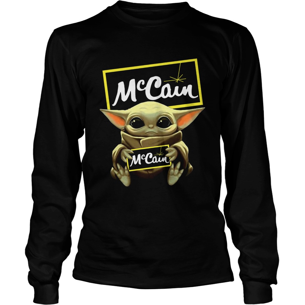 Baby Yoda Hug Mccain LongSleeve