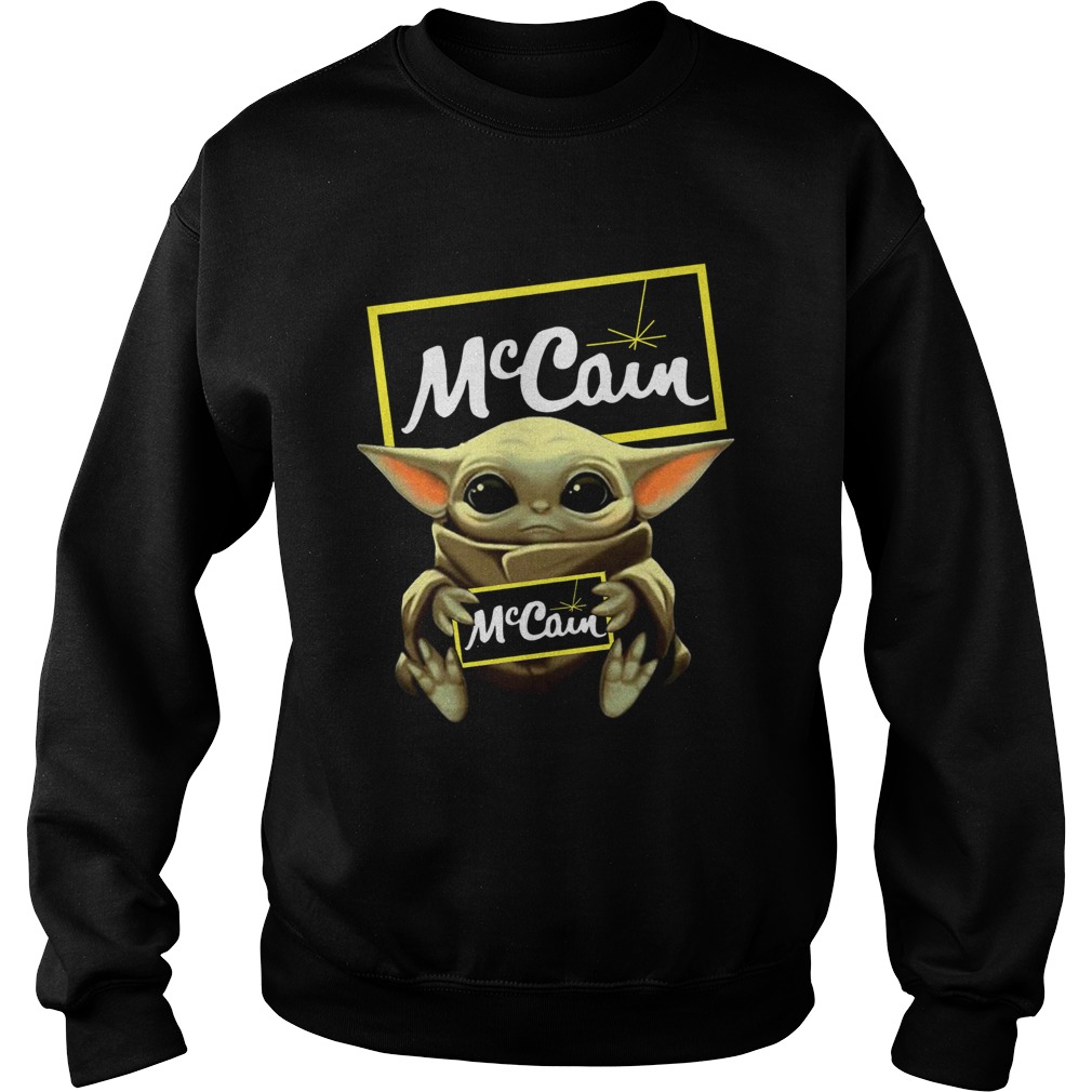 Baby Yoda Hug Mccain Sweatshirt