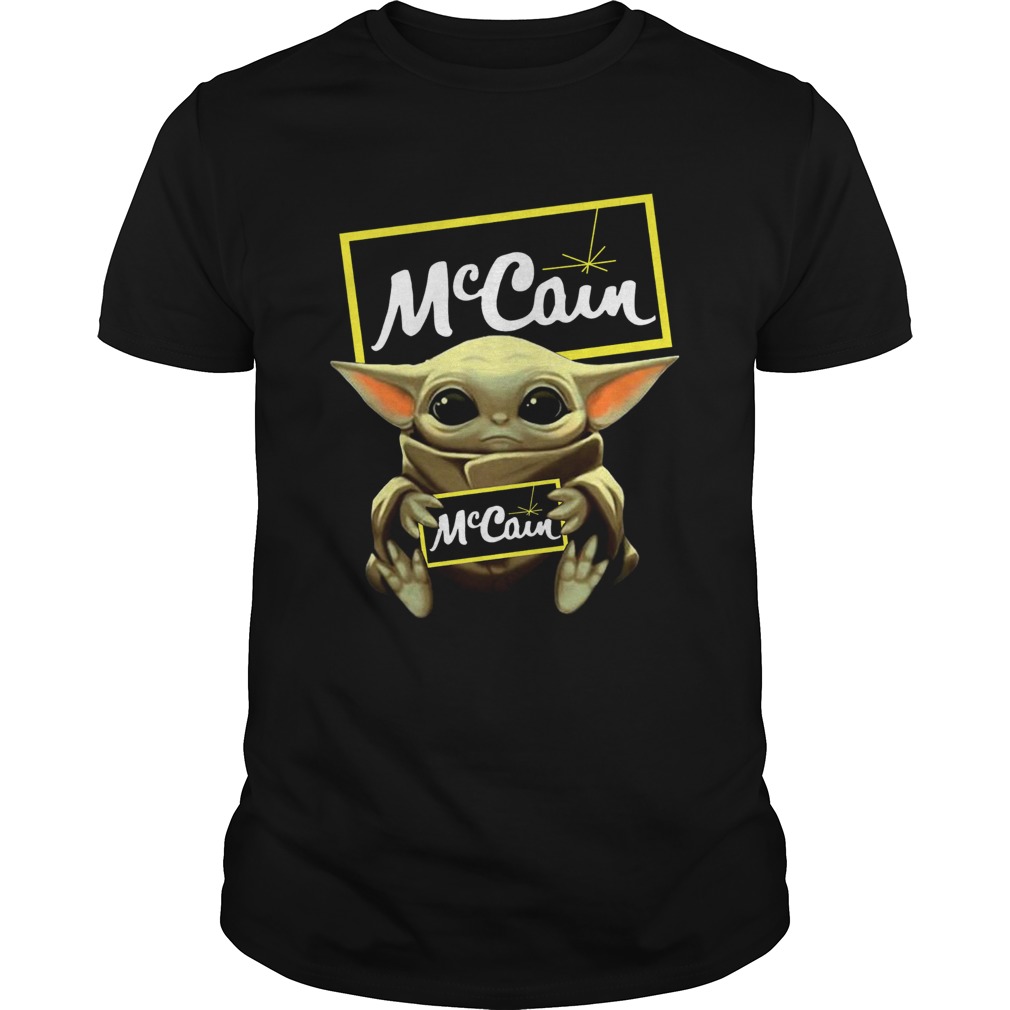 Baby Yoda Hug Mccain shirt