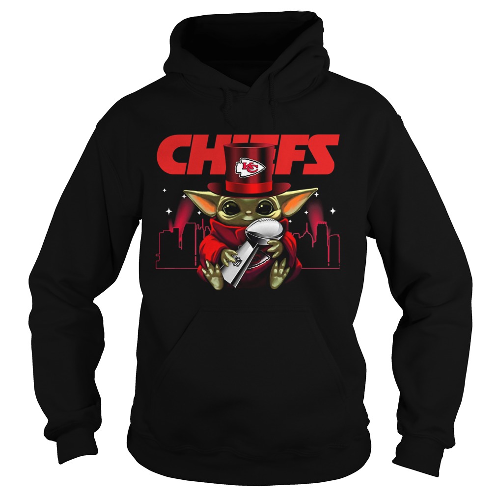 Baby Yoda Hug Super Bowl Liv Champions Kansas City Chiefs Hoodie