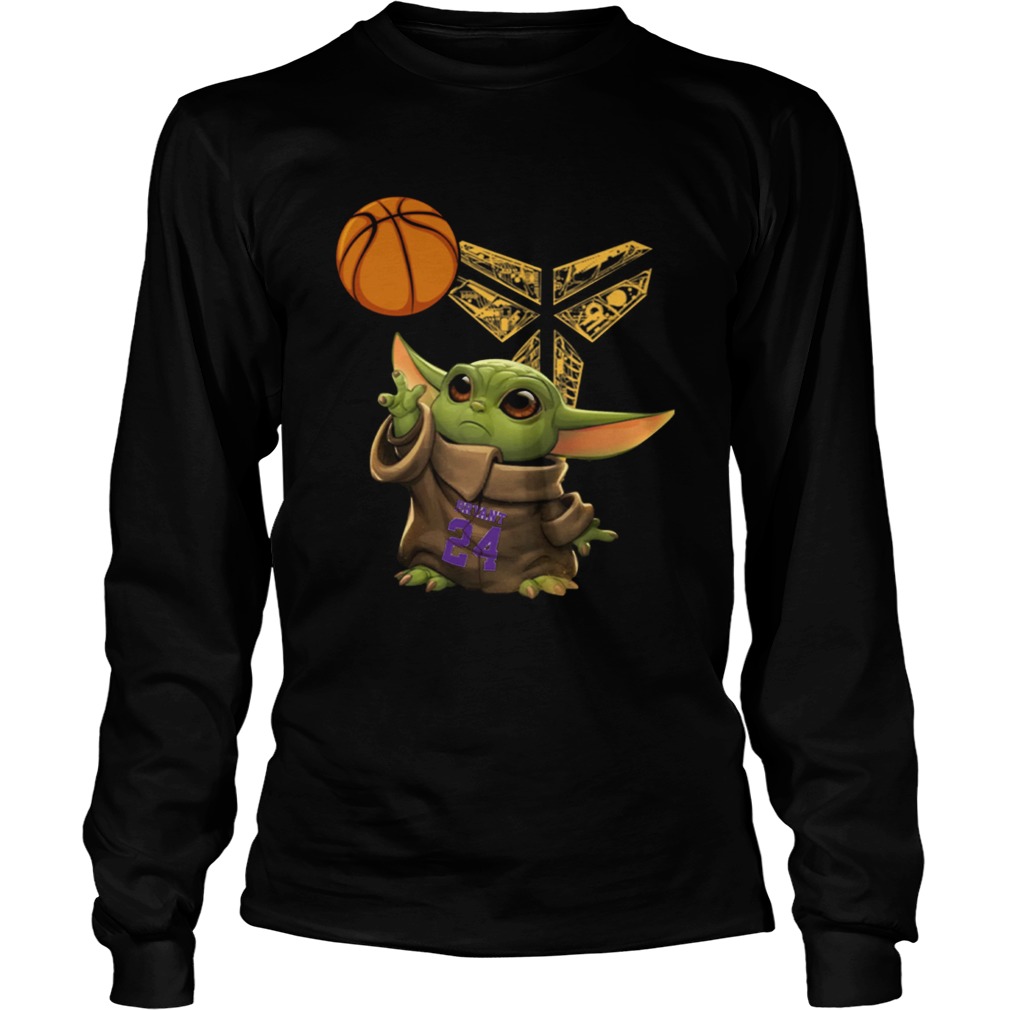 Baby Yoda Kobe Bryant 24 LongSleeve