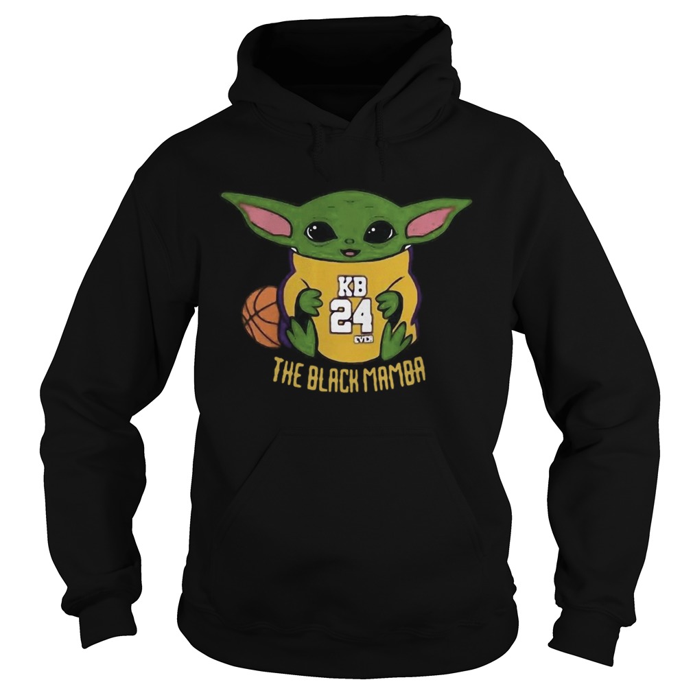 Baby Yoda Kobe Bryant The Black Mamba Hoodie