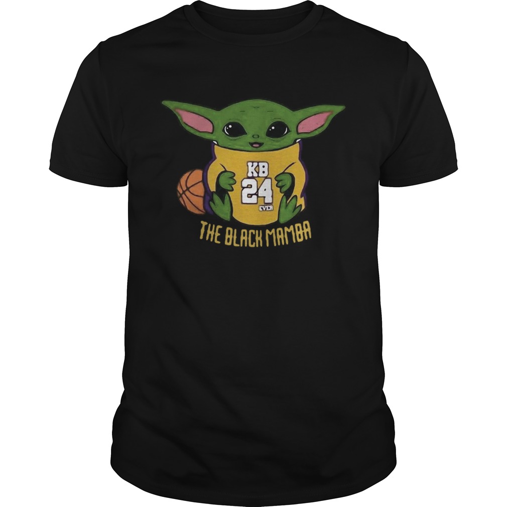 Baby Yoda Kobe Bryant The Black Mamba shirt