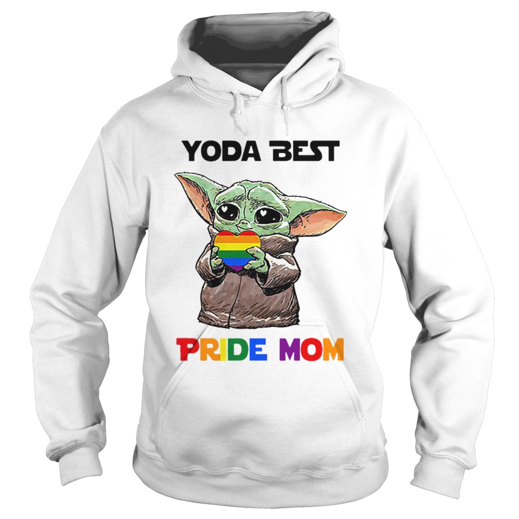 Baby Yoda Lgbt Best Pride Mom Hoodie