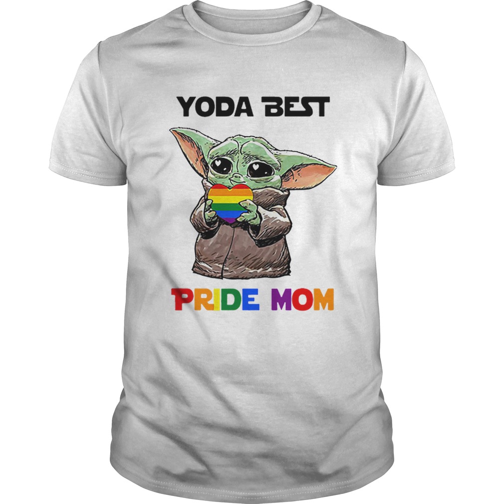 Baby Yoda Lgbt Best Pride Mom shirt