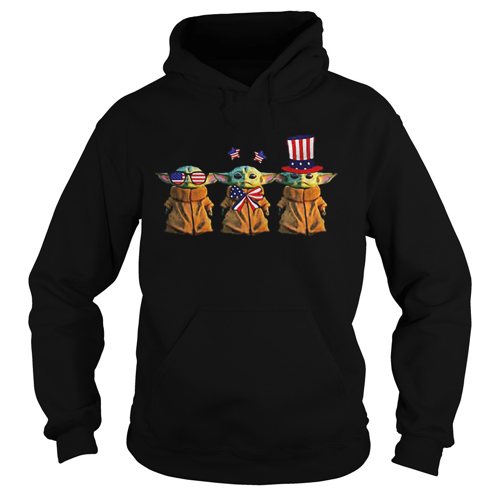 Baby Yoda Patriot American USA Star Wars Hoodie