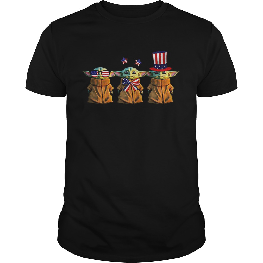 Baby Yoda Patriot American USA Star Wars shirt