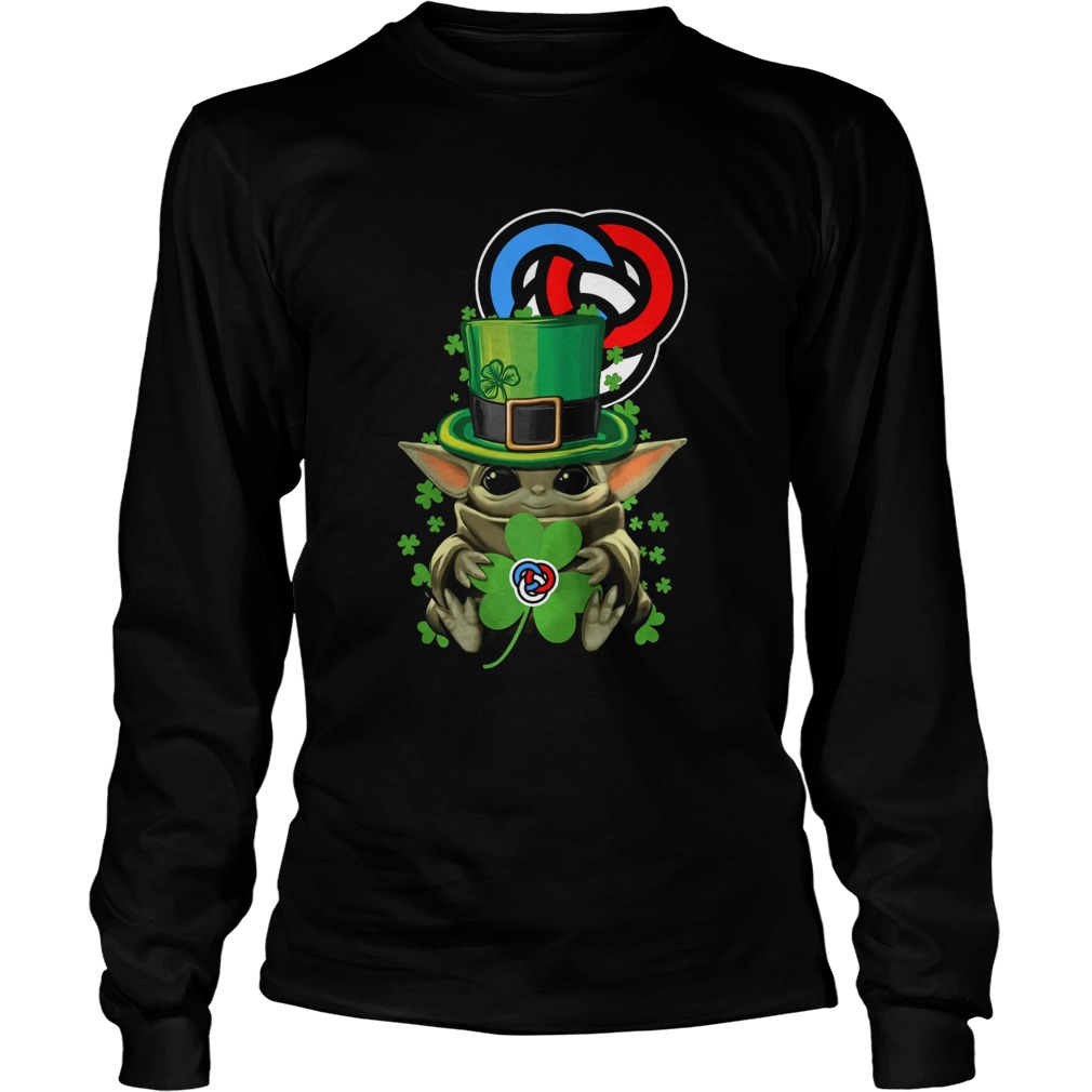 Baby Yoda Primerica Shamrock St Patricks Day LongSleeve