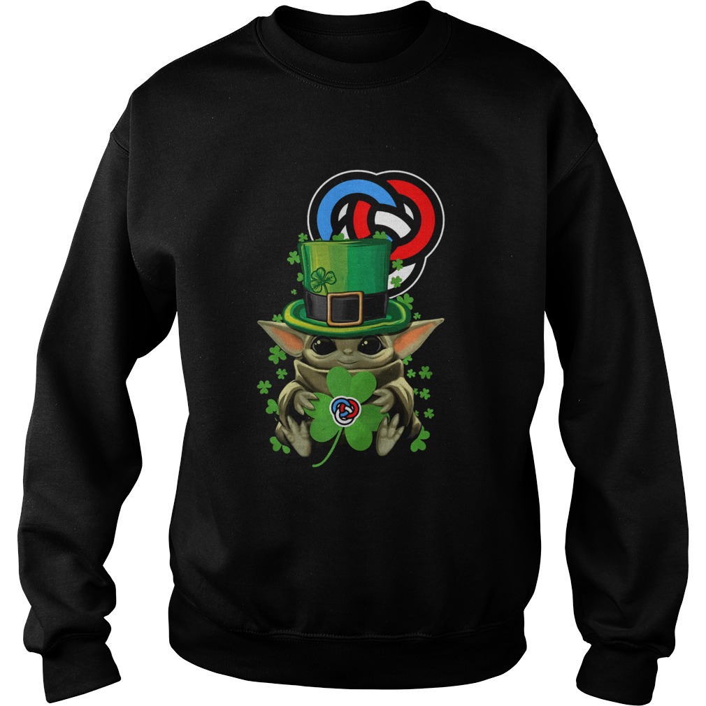 Baby Yoda Primerica Shamrock St Patricks Day Sweatshirt