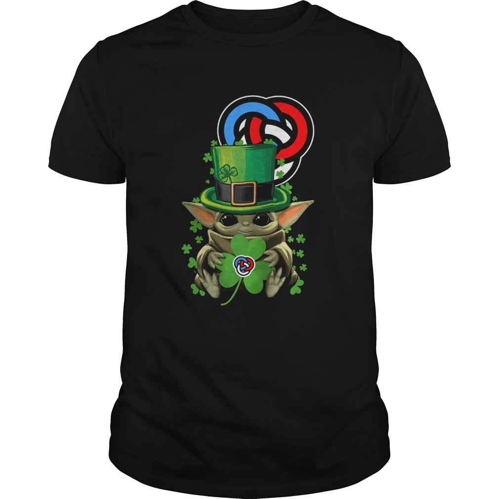 Baby Yoda Primerica Shamrock St Patricks Day shirt