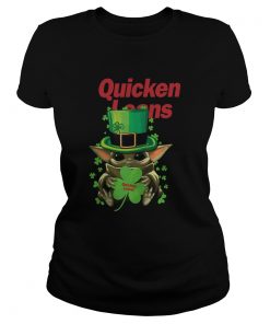 Baby Yoda Quicken Loans St Patricks Day Star Wars  Classic Ladies