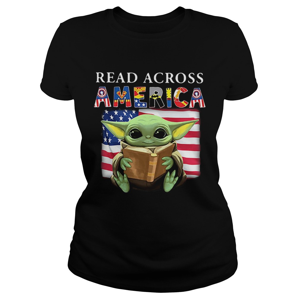 Baby Yoda Reading Books Read Across America Classic Ladies