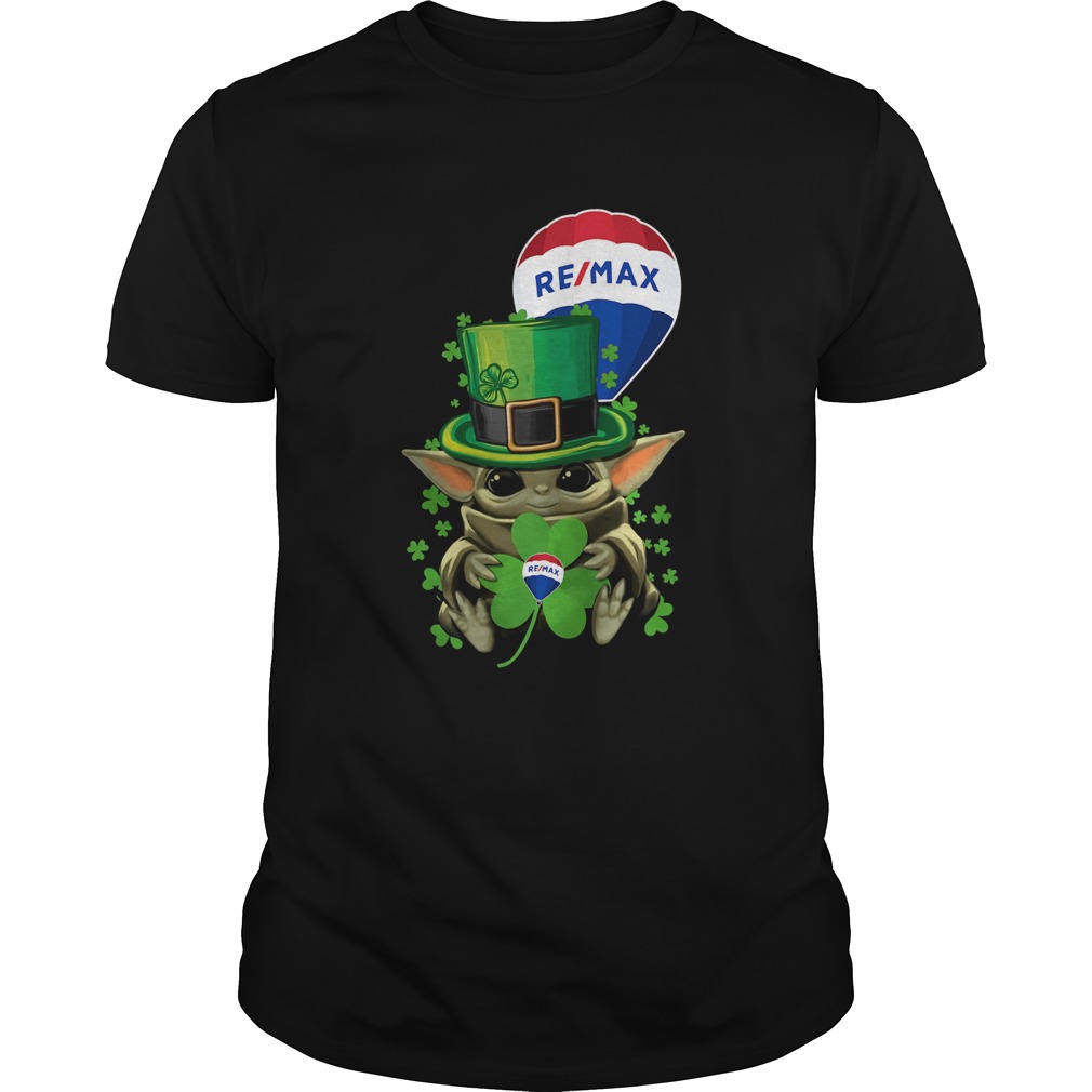 Baby Yoda Remax Shamrock St Patricks Day shirt