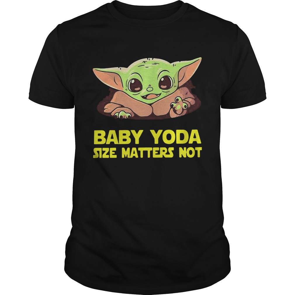 Baby Yoda Size Matters Not shirt