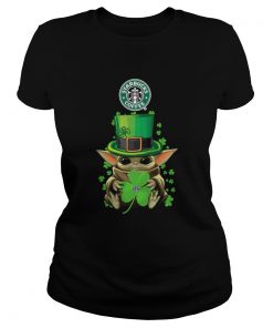 Baby Yoda St Patricks Day Hug Starbucks Coffee  Classic Ladies