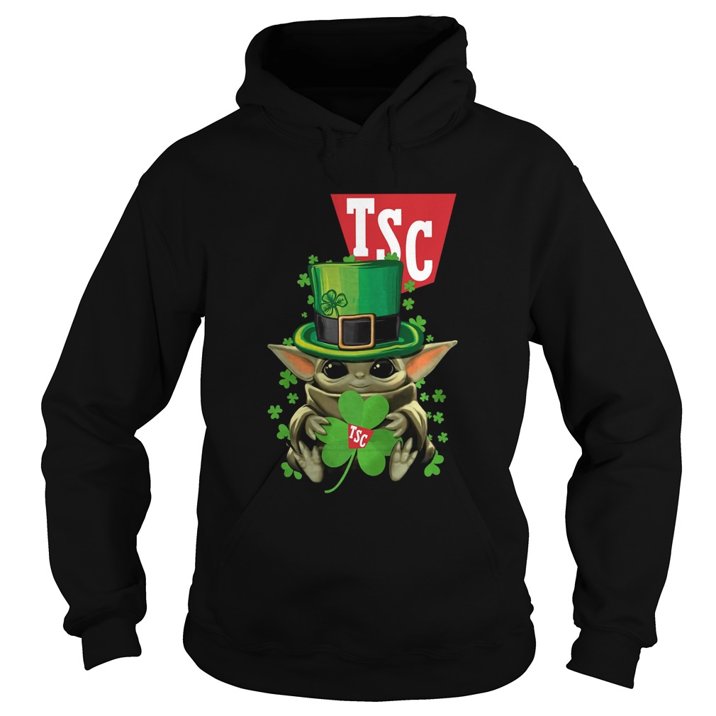 Baby Yoda TSC Stores Shamrock St Patricks Day Hoodie