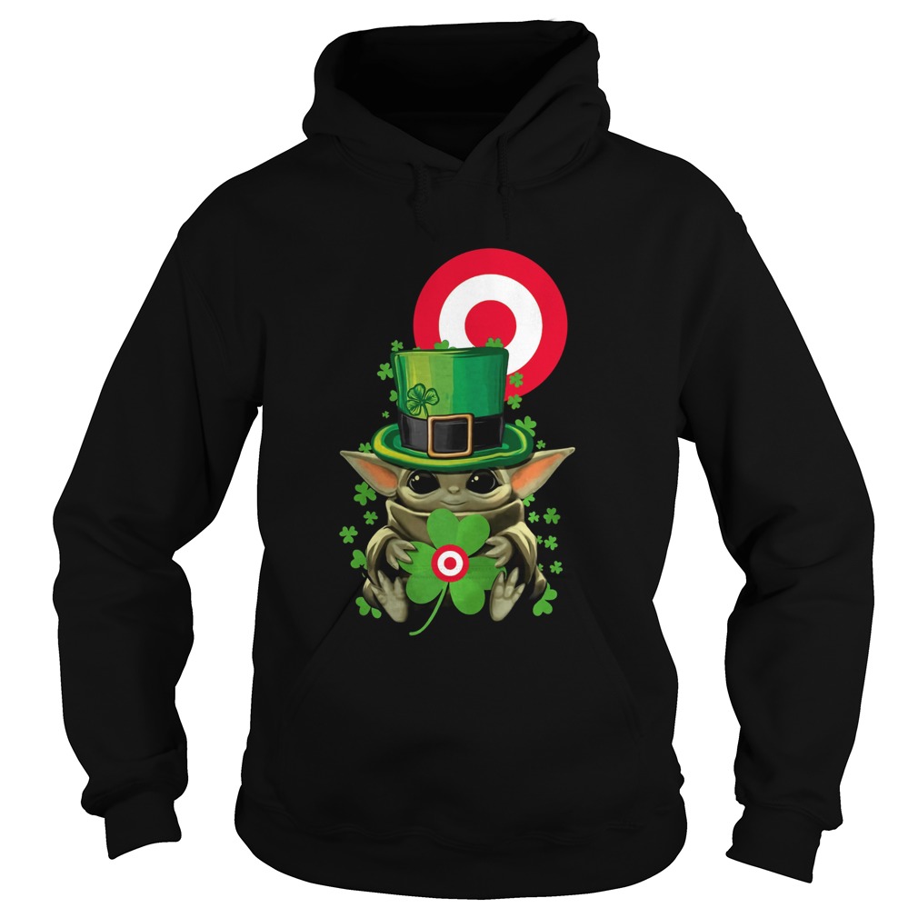 Baby Yoda Target Shamrock St Patricks Day Hoodie