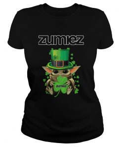 Baby Yoda Zumiez Shamrock StPatricks Day  Classic Ladies