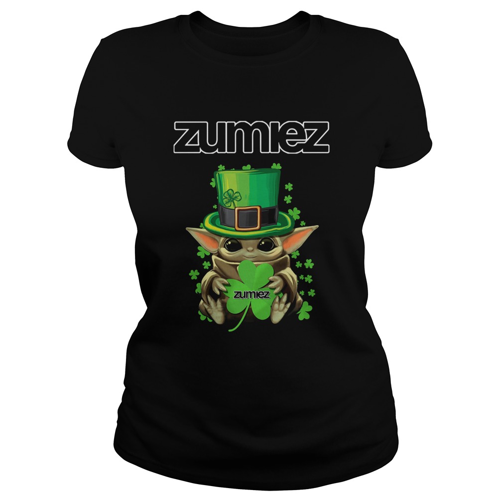 Baby Yoda Zumiez Shamrock StPatricks Day Classic Ladies