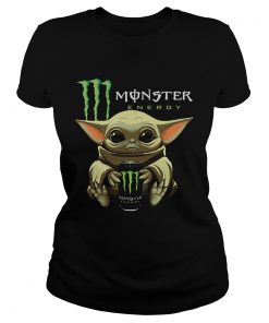 Baby Yoda hug Monster Energy Star Wars Mandalorian  Classic Ladies