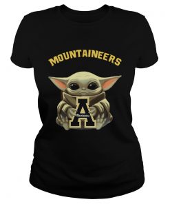 Baby Yoda hug Mountaineers  Classic Ladies