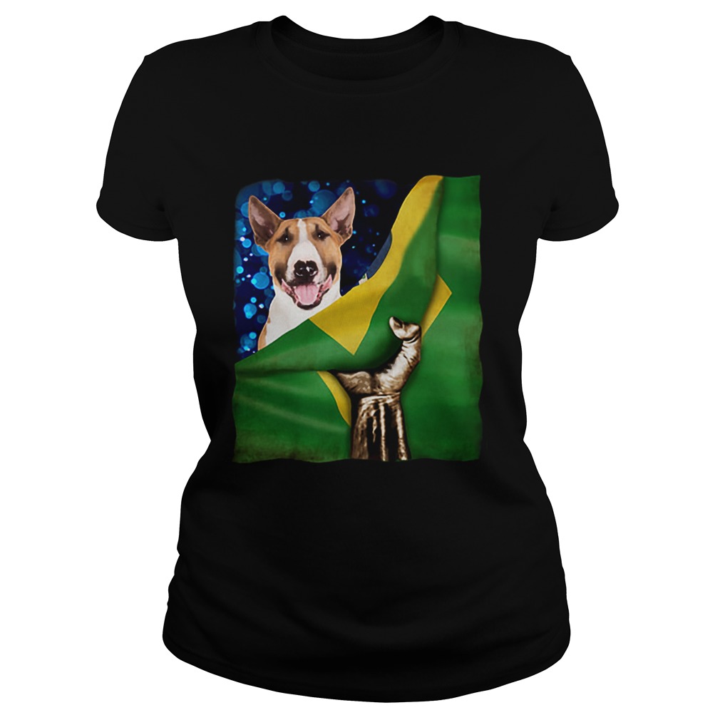 Bandeira do Brasil Bull Terrier Classic Ladies