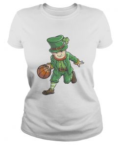 Basketball Leprechaun St Patricks Day Boys Kids Men Sports  Classic Ladies