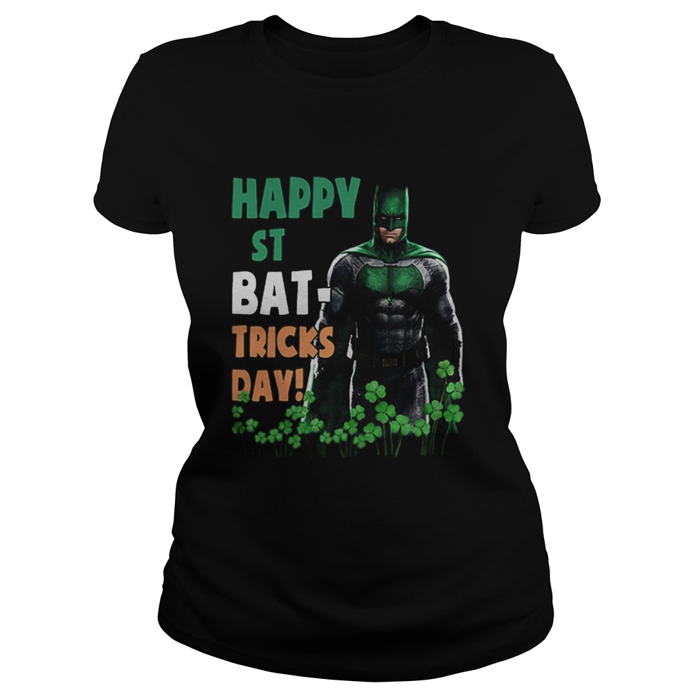 Bat Man Happy St BatTricks Day Shamrock St Patricks Day Classic Ladies