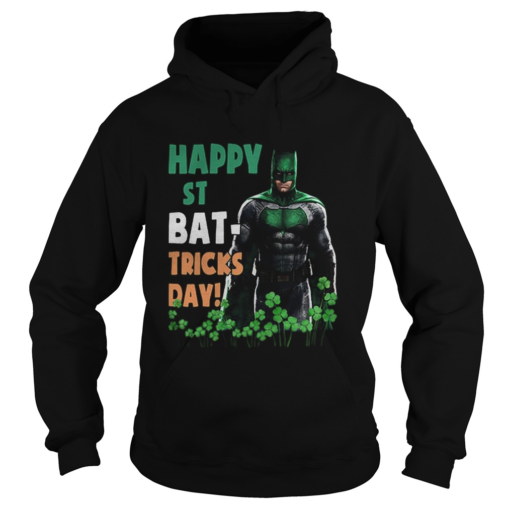 Bat Man Happy St BatTricks Day Shamrock St Patricks Day Hoodie