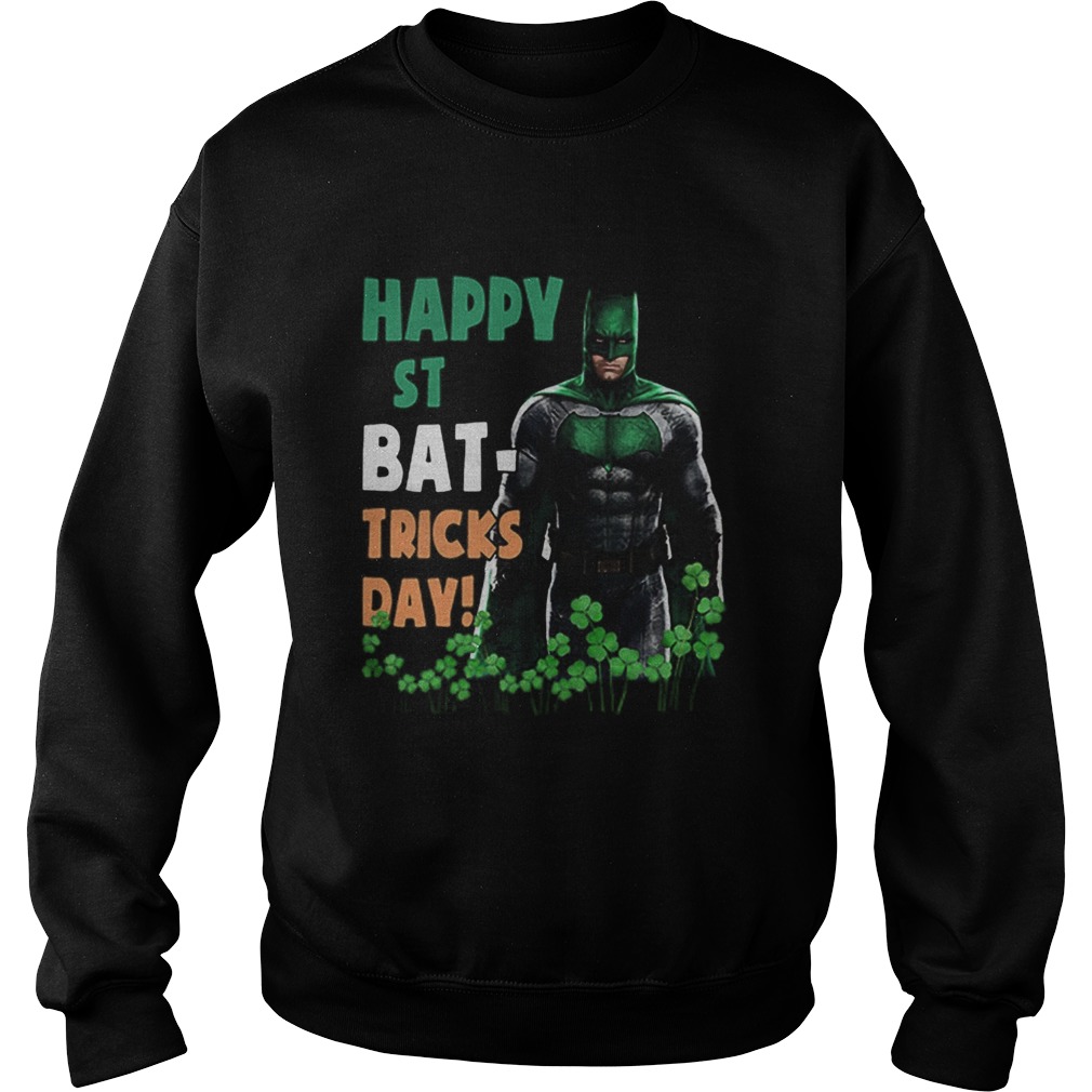 Bat Man Happy St BatTricks Day Shamrock St Patricks Day Sweatshirt