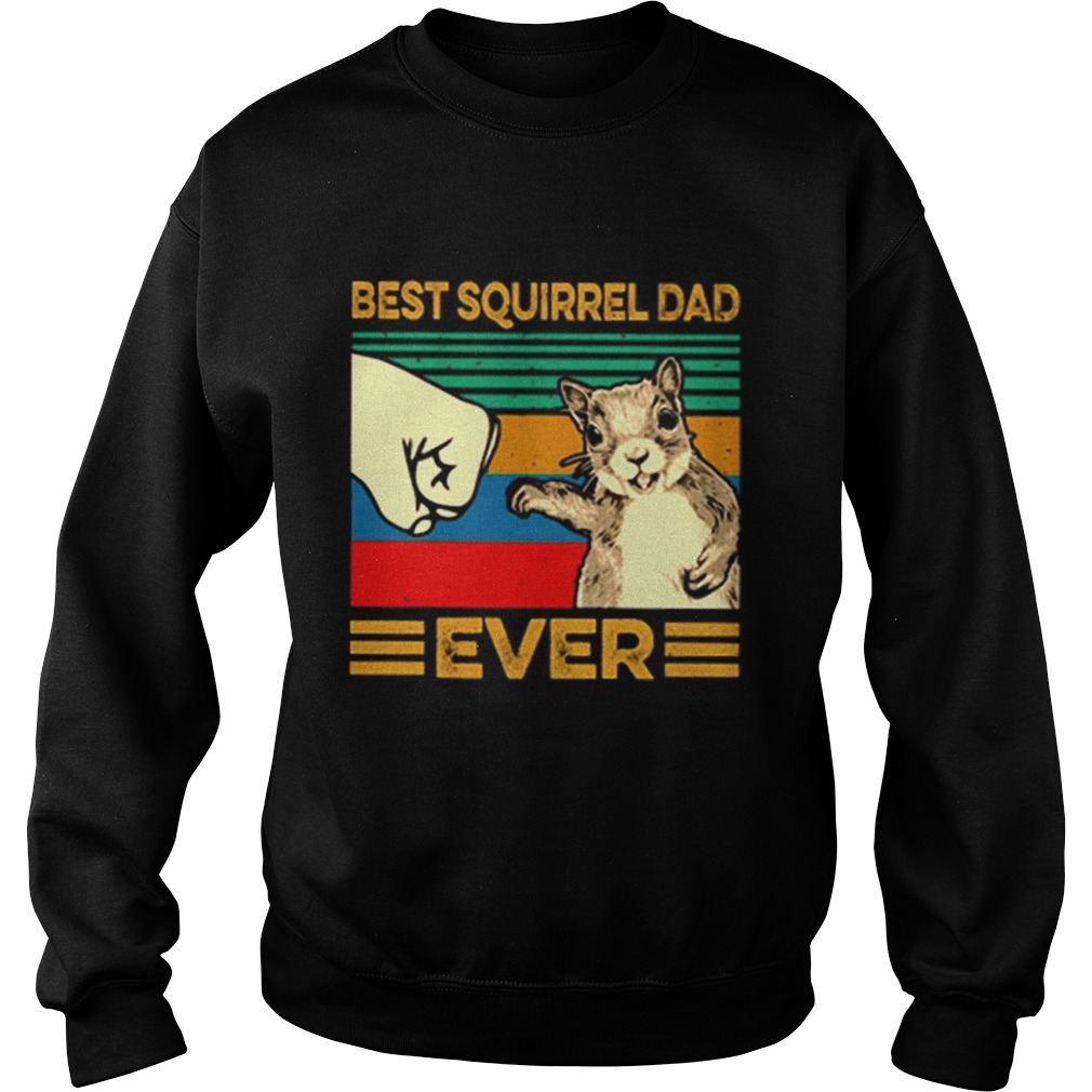 Best Squirrel dad ever vintage Sweatshirt