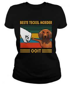 Beste Teckel Moeder Ooit Vintage  Classic Ladies