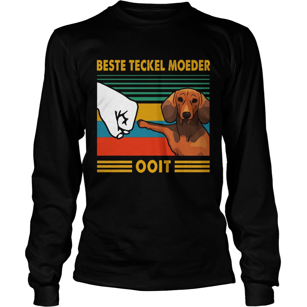 Beste Teckel Moeder Ooit Vintage LongSleeve