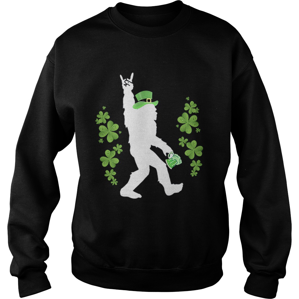 Bigfoot Beer Rock And Roll StPatricks Day Sweatshirt