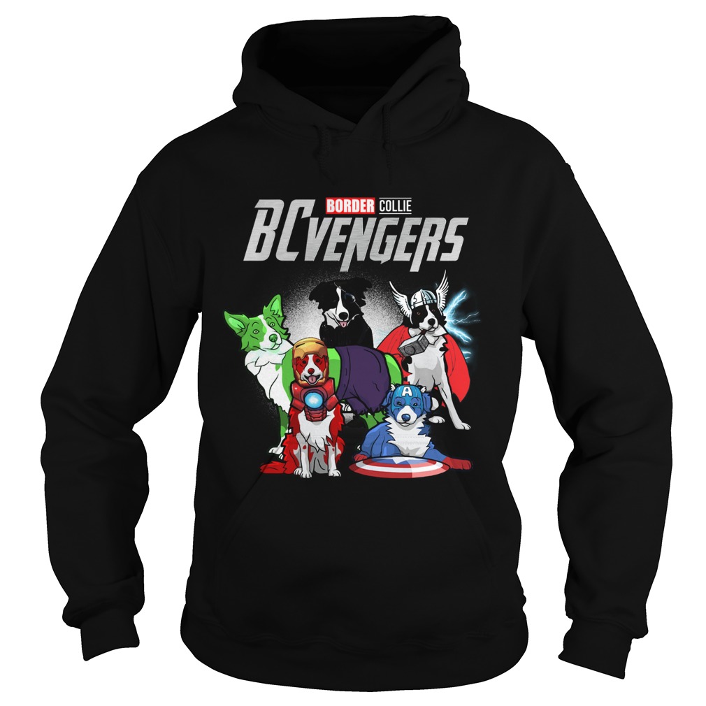 Border Collie BCvengers Marvel Avengers Hoodie