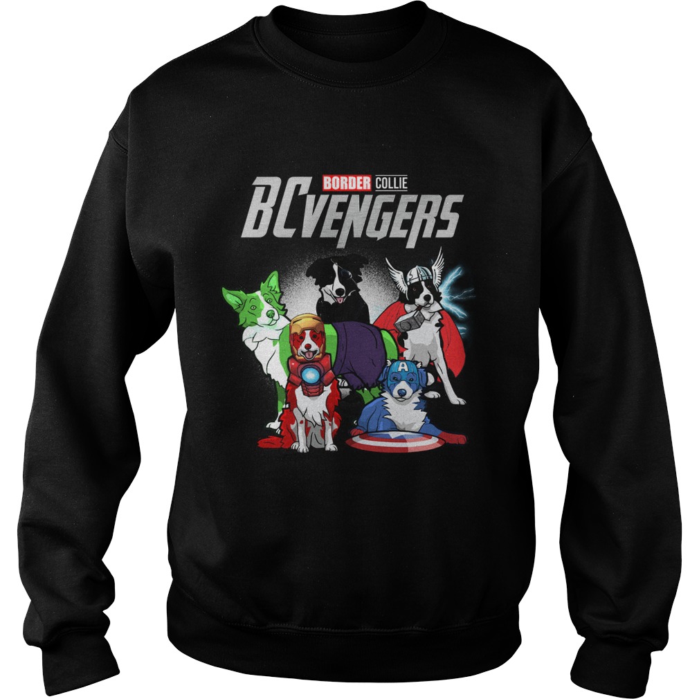 Border Collie BCvengers Marvel Avengers Sweatshirt