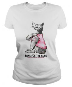 Cat Paws For The Cure Breast Cancer Awareness  Classic Ladies