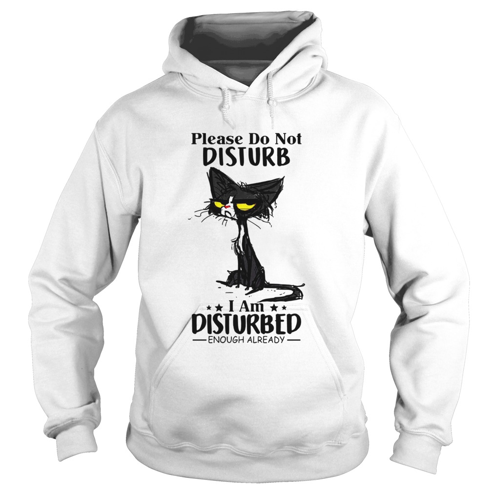 Cat Please do not disturb I am disturbed enough already Hoodie