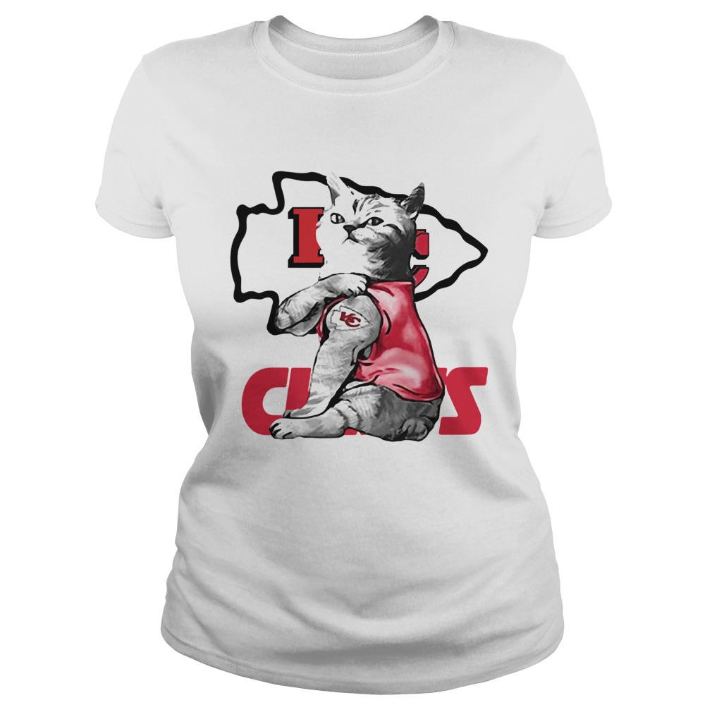 Cat Tattoo Kansas City Chiefs Classic Ladies