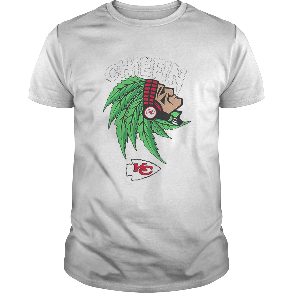 Chiefin weed smoking Indian Kansas City Chiefs Champions shirt