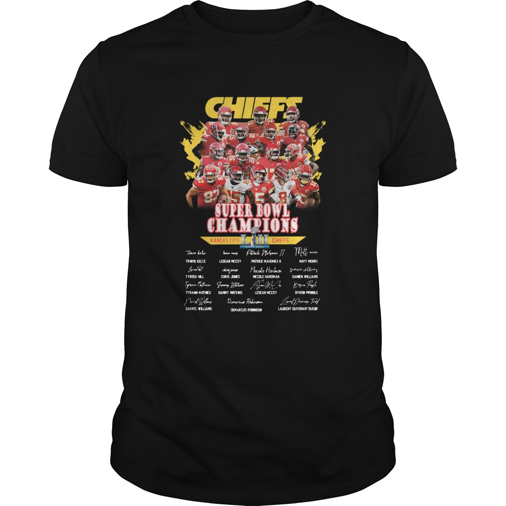 Chiefs Super Bowl Champions Kansas City Liii Chiefs Signature shirt