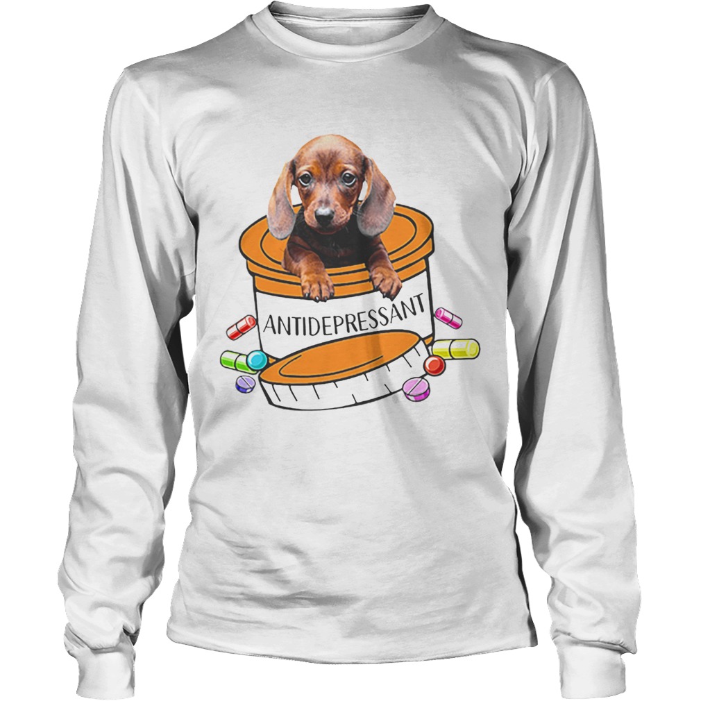 Dachshund Antidepressant Pills LongSleeve